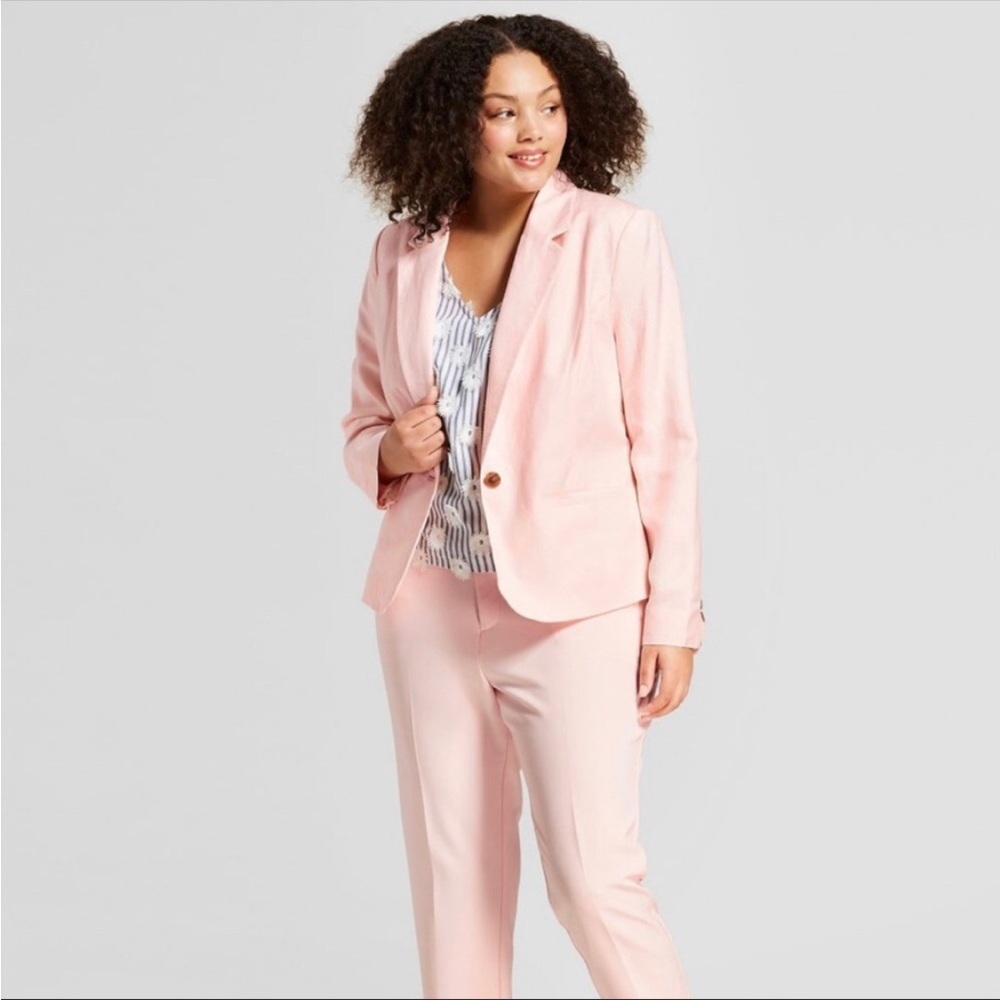 Pink blazer
